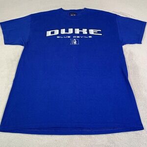 Vintage Duke Blue Devils Shirt Mens Large Blue‎ NCAA Basketball AS Sports 2000s